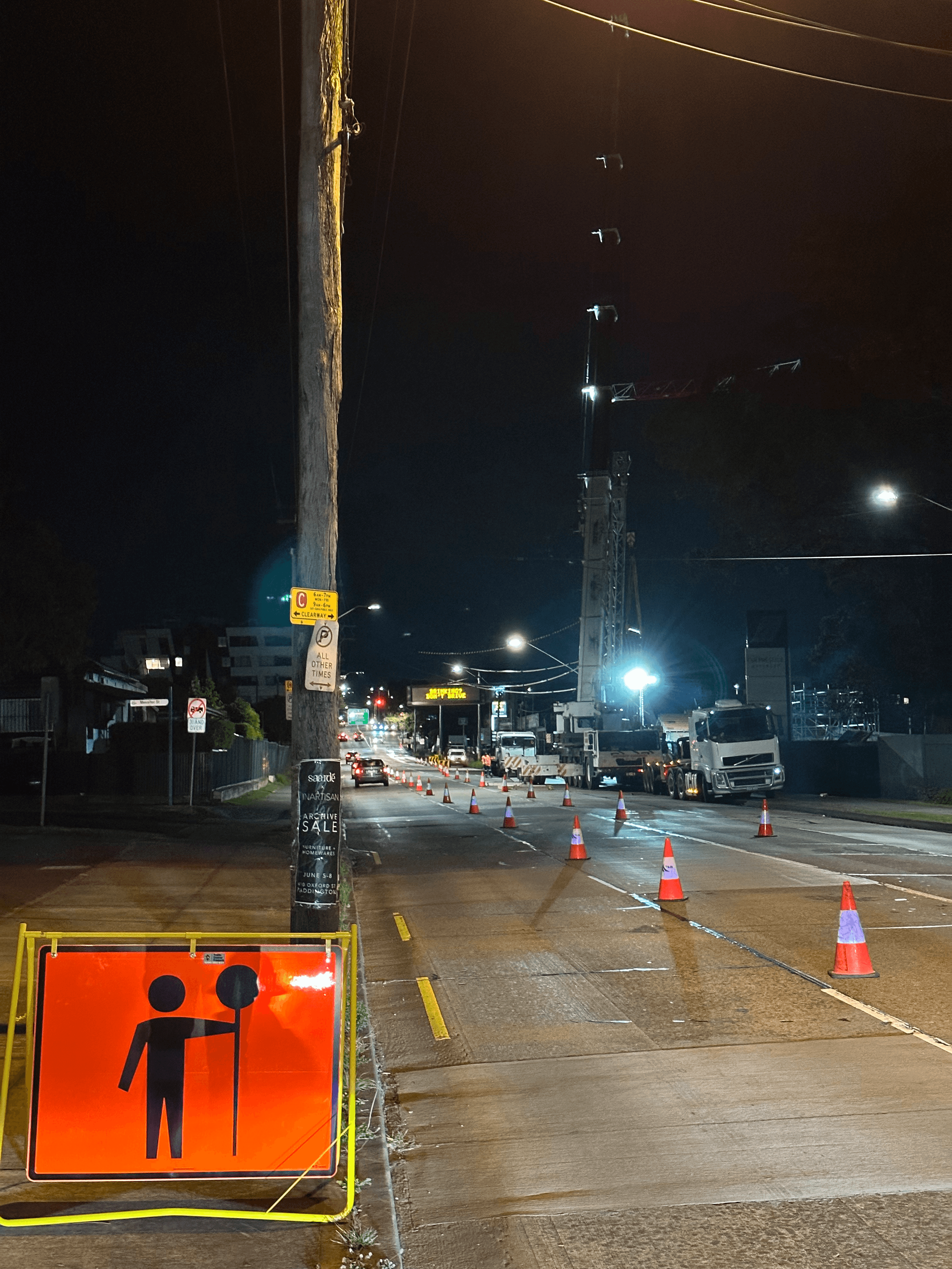 Canterbury Rd - Crane Setup 3